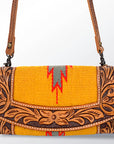 American Darling Organiser Hand Tooled Saddle Blanket Genuine Leather Western Women Bag Handbag Purse | Organiser Bag for Women | Cute Organiser Bag |Organiser Purse