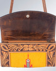 American Darling Organiser Hand Tooled Saddle Blanket Genuine Leather Western Women Bag Handbag Purse | Organiser Bag for Women | Cute Organiser Bag |Organiser Purse