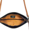 American Darling Small Crossbody Hand Tooled Hair On Genuine Leather Women Bag Western Handbag Purse