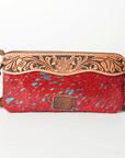 American Darling Small Crossbody Hand Tooled Hair On Genuine Leather Women Bag Western Handbag Purse