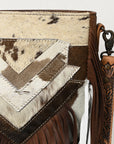American Darling ADBG515 Large Crossbody Hair-On Genuine Leather Women Bag Western Handbag Purse