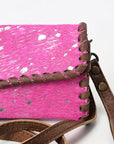American Darling ADBG514BR Small Crossbody Hand Tooled Genuine Leather Women Bag Western Handbag Purse