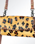 American Darling ADBG514BR Small Crossbody Hand Tooled Genuine Leather Women Bag Western Handbag Purse