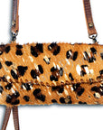 American Darling ADBG514BR Small Crossbody Hand Tooled Genuine Leather Women Bag Western Handbag Purse
