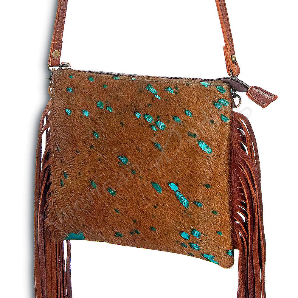 American Darling Small Crossbody Saddle Blanket Genuine Leather women bag western handbag purse