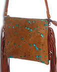 American Darling Small Crossbody Saddle Blanket Genuine Leather women bag western handbag purse