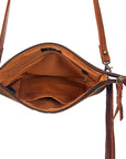 American Darling Small Crossbody Saddle Blanket Genuine Leather women bag western handbag purse