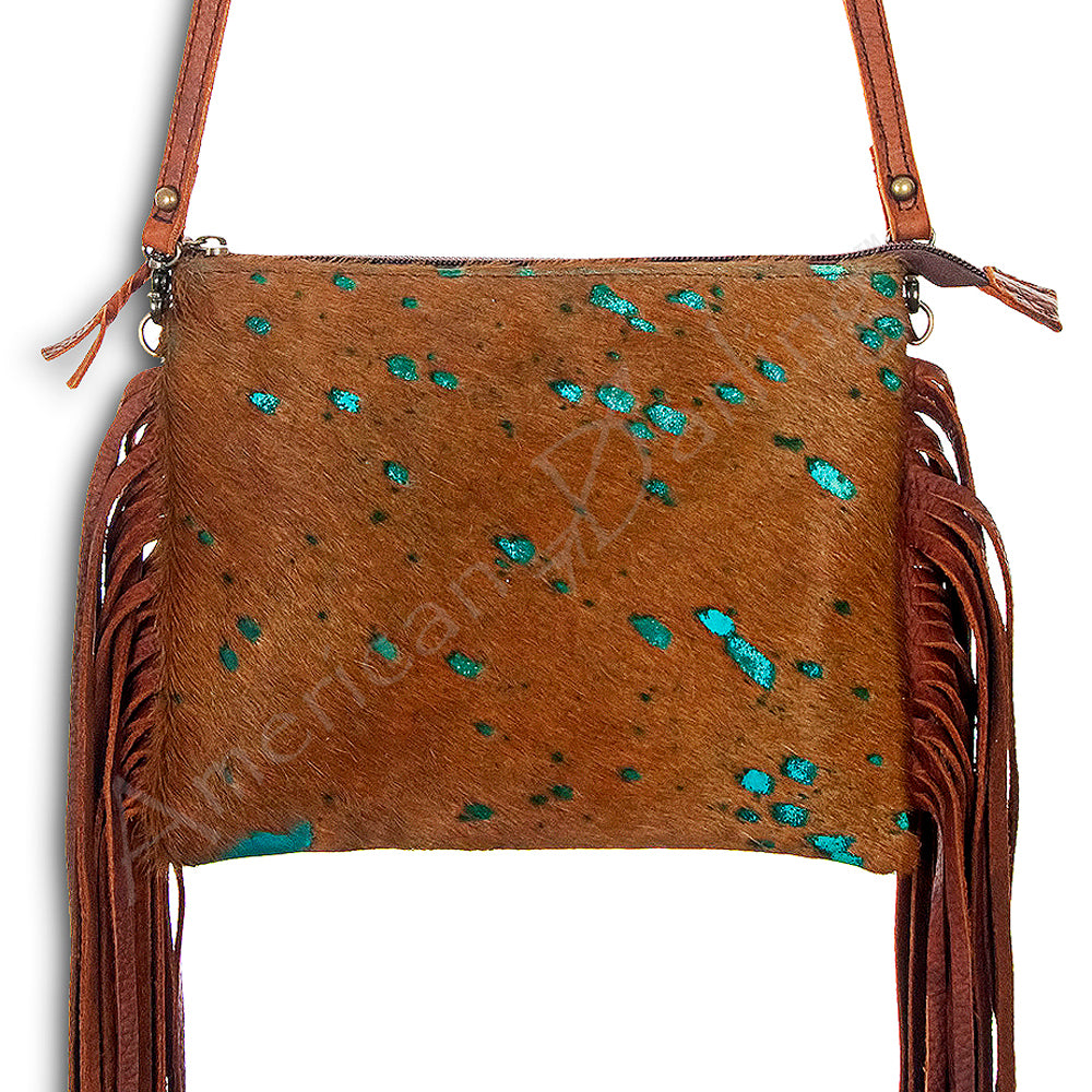 American Darling Small Crossbody Saddle Blanket Genuine Leather women bag western handbag purse