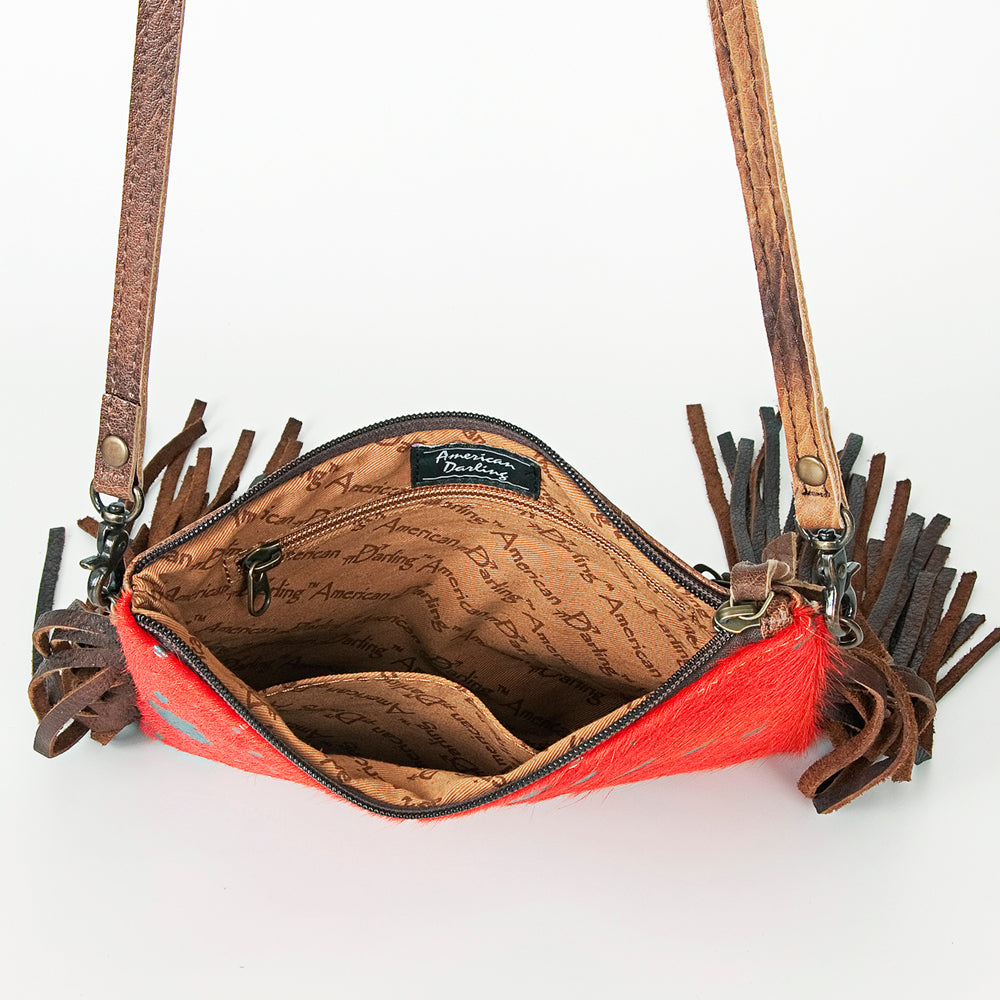 American Darling Small Crossbody Saddle Blanket Genuine Leather women bag western handbag purse