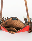 American Darling Small Crossbody Saddle Blanket Genuine Leather women bag western handbag purse