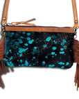 American Darling Small Crossbody Hair On Genuine Leather Women Bag Western Handbag Purse