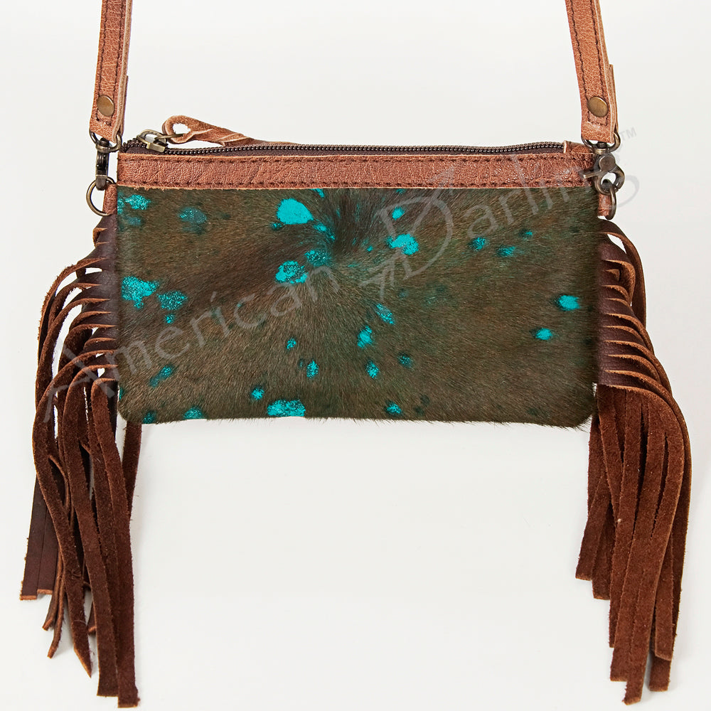 American Darling Small Crossbody Hair On Genuine Leather Women Bag Western Handbag Purse