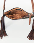 American Darling Small Crossbody Hair On Genuine Leather Women Bag Western Handbag Purse