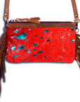 American Darling Small Crossbody Hair On Genuine Leather Women Bag Western Handbag Purse
