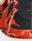 Hilason Western Pro Rodeo Bull Riding Chaps Leather Youth Kid