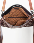 American Darling Clutch Hand Tooled Hair on Genuine Leather Western Women Bag Handbag Purse | Purses for Cute