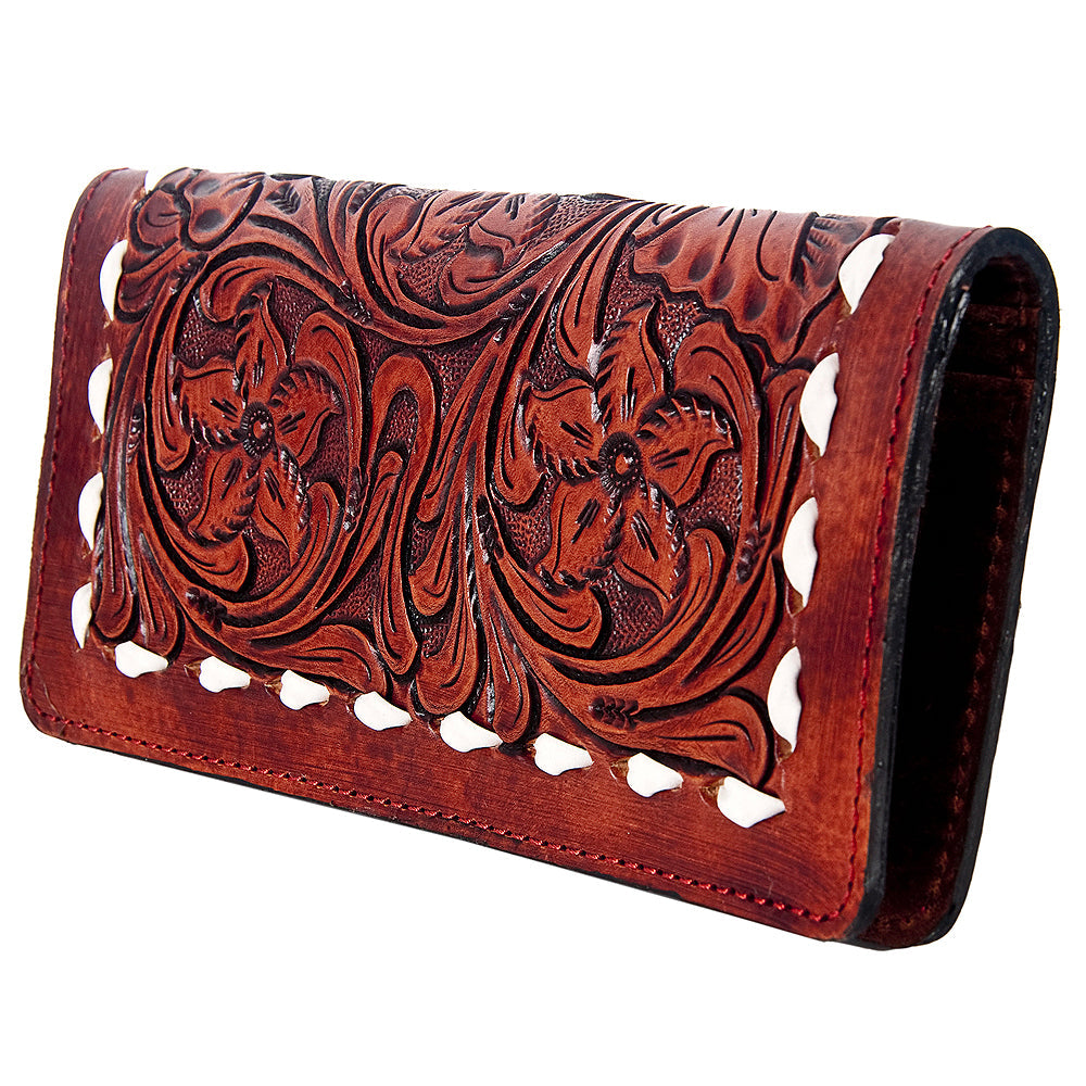 American Darling Clutch Hand Tooled Genuine Leather Women Bag Western Handbag Purse
