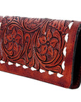American Darling Clutch Hand Tooled Genuine Leather Women Bag Western Handbag Purse