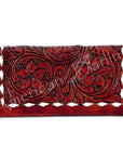American Darling Clutch Hand Tooled Genuine Leather Women Bag Western Handbag Purse