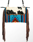 American Darling Saddle Blanket Genuine Leather Women Bag Western Handbag Purse