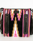 American Darling ADBGZ228 Signature Crossbody Hand Tooled Saddle Blanket Genuine Leather Women Bag Western Handbag Purse