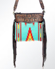 American Darling Cross Body Saddle Blanket Genuine Leather Western Women Bag |Handbag Purse Crossbody for Cute
