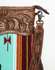 American Darling Signature Crossbody Hand Tooled Saddle Blanket Genuine Leather Women Bag Western Handbag Purse