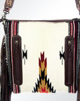 American Darling Signature Crossbody Hand Tooled Saddle Blanket Genuine Leather Women Bag Western Handbag Purse