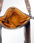 American Darling Signature Crossbody Hand Tooled Saddle Blanket Genuine Leather Women Bag Western Handbag Purse