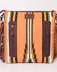 American Darling ADBGZ239 Signature Crossbody Hand Tooled Saddle Blanket Genuine Leather Women Bag Western Handbag Purse