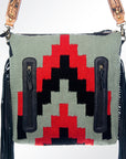 American Darling ADBGZ252 Signature Crossbody Hand Tooled Saddle Blanket Genuine Leather Women Bag Western Handbag Purse