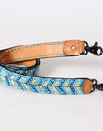 American Darling ADSTF115 Full Grain Genuine Leather Crossbody Handle Strap For Bags