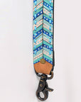 American Darling ADSTF115 Full Grain Genuine Leather Crossbody Handle Strap For Bags