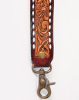 American Darling ADSTF117 Hand Tooled Genuine Leather Crossbody Handle Strap For Bags