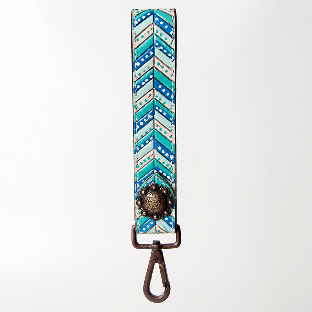 American Darling Full Grain Genuine Leather Handle Strap For Wristlet Bags