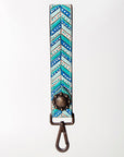 American Darling ADBRF124 Full Grain Genuine Leather Handle Strap For Wristlet Bags