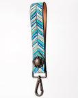 American Darling ADBRF124 Full Grain Genuine Leather Handle Strap For Wristlet Bags