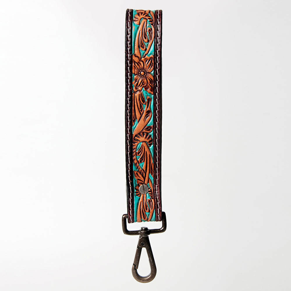 American Darling Full Grain Genuine Leather Handle Strap For Wristlet Bags