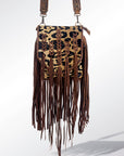 American Darling ADBG522JAU Crossbody Hair-On Genuine Leather Women Bag Western Handbag Purse