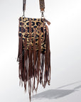 American Darling ADBG522JAU Crossbody Hair-On Genuine Leather Women Bag Western Handbag Purse