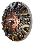 HILASON Western Screw Back 3 Tone Finishing Concho Horse Saddle & Tack