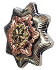 HILASON Western Screw Back 3 Tone Finishing Concho Horse Saddle & Tack