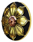 Antique Gold & Copper W- Black