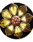 Antique Gold & Copper W- Black