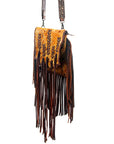 American Darling ADBG519BRAC2 Wallet Hair-On Genuine Leather Women Bag Western Handbag Purse