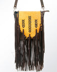 American Darling ADBG532MUS Crossbody Hair-On Genuine Leather Women Bag Western Handbag Purse