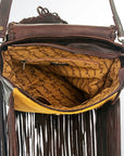 American Darling ADBG532MUS Crossbody Hair-On Genuine Leather Women Bag Western Handbag Purse