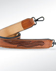 American Darling ADSTF125 Hand Tooled Genuine Leather Crossbody Handle Strap For Bags