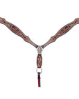 American Darling Western Horse Floral Genuine Leather Headstall Tack Set