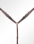 American Darling Western Horse Floral Headstall Tack Set Genuine Leather
